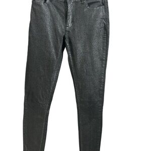 Elegant Metallic Skinny Jeans for Women